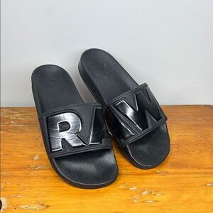RAW Black Men's Slide Sandals